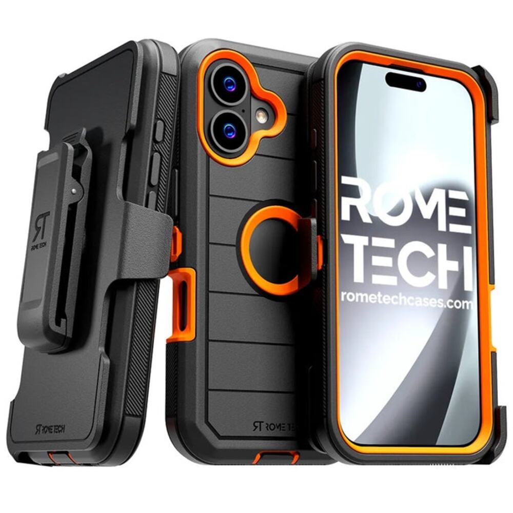 Apple iPhone 17 Defender Case 4 Layers w/ 360-Degree Swivel Belt Clip